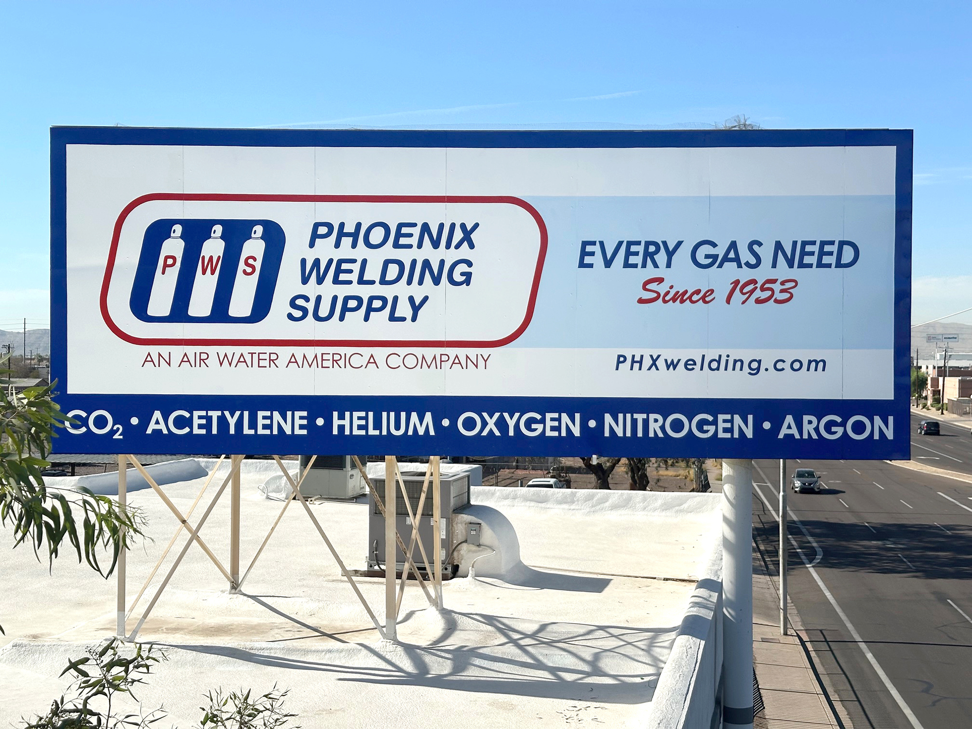 Phoenix Welding Supply New Sign