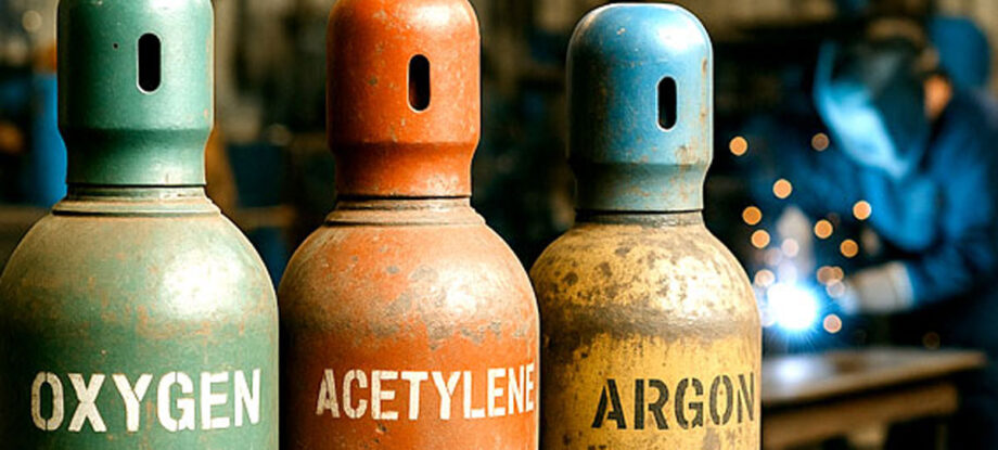 welding gas cylinders