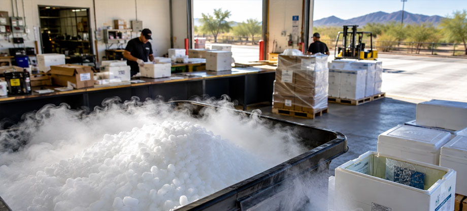 dty-ice-near-me-arizona-HERO Dry ice near me in Arizona with pickup available from Phoenix Welding Supply in Phoenix Mesa Deer Valley and Tucson